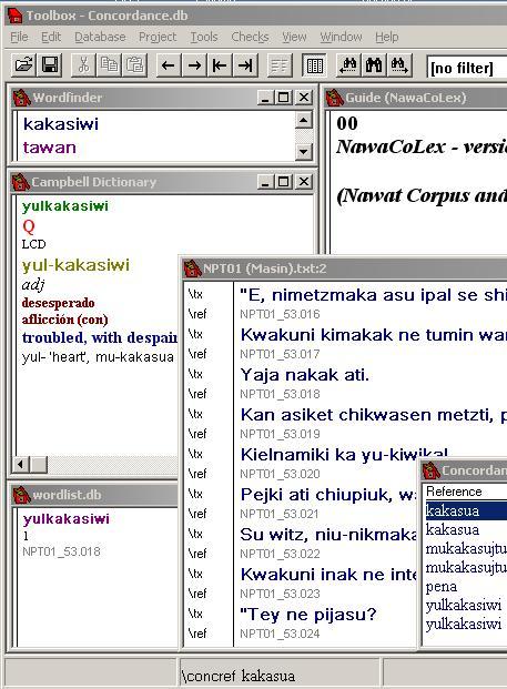 Click to enlarge: NawaCoLex, the new Nawat corpus and lexicon package (1)